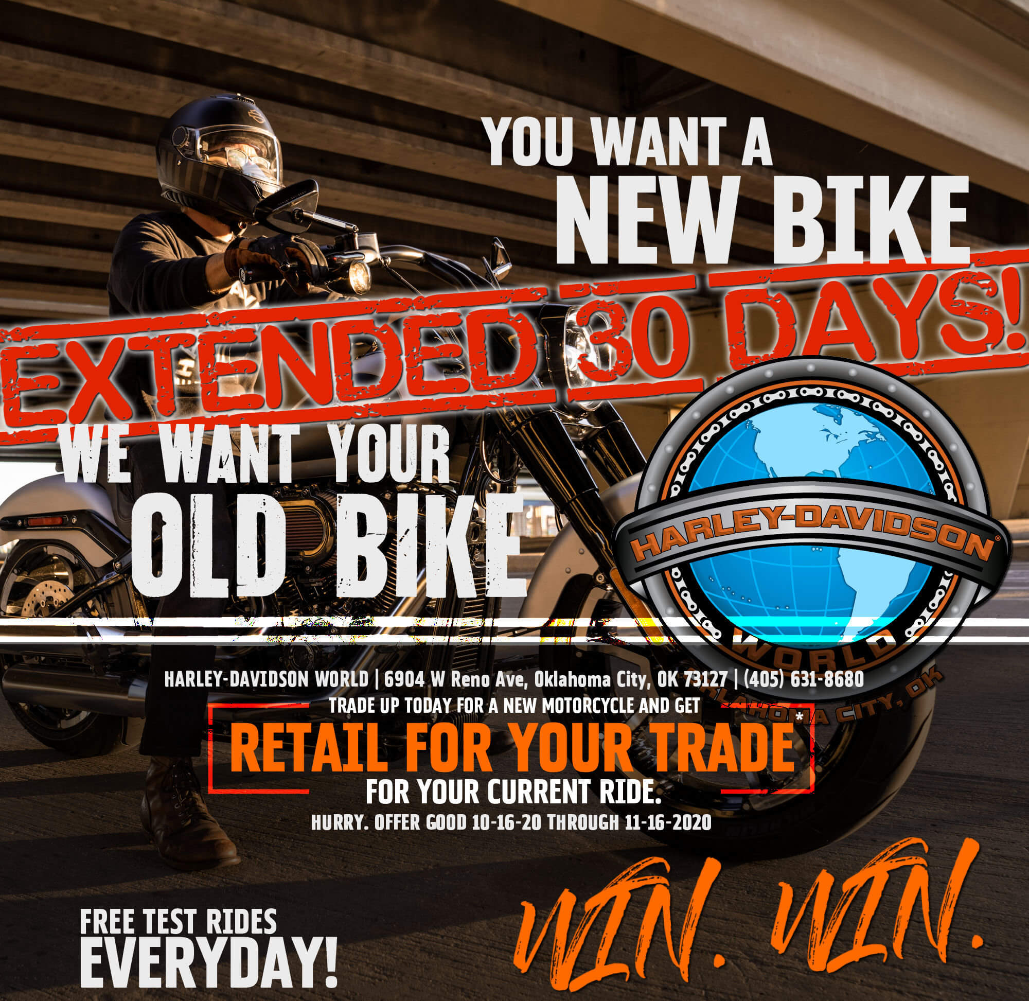 Retail for Trade in Harley-Davidson® World